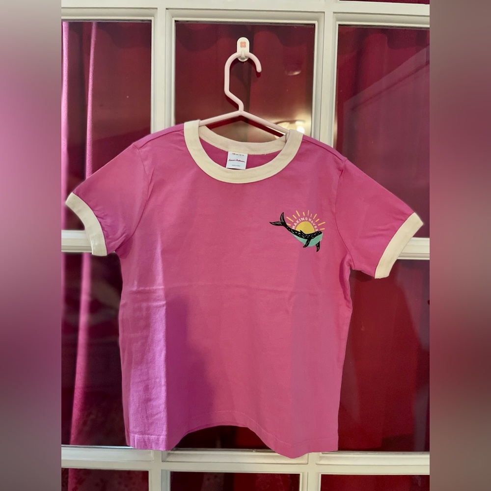 Hanna Anderson. Brand new 100% cotton t-shirt. Size: 10. Final sale.